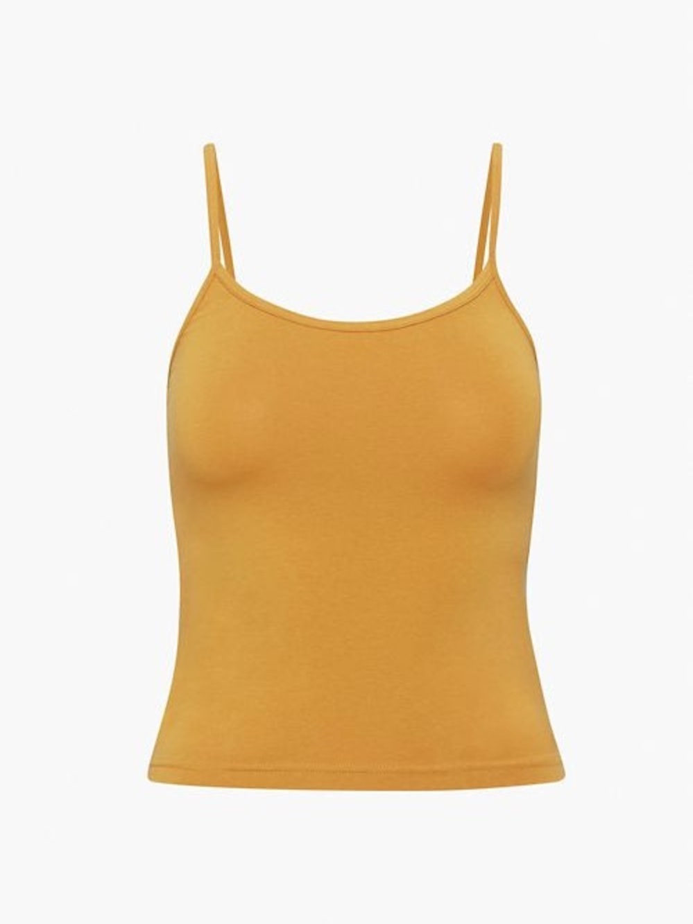 Aritzia Mustard Spaghetti Strap Cami